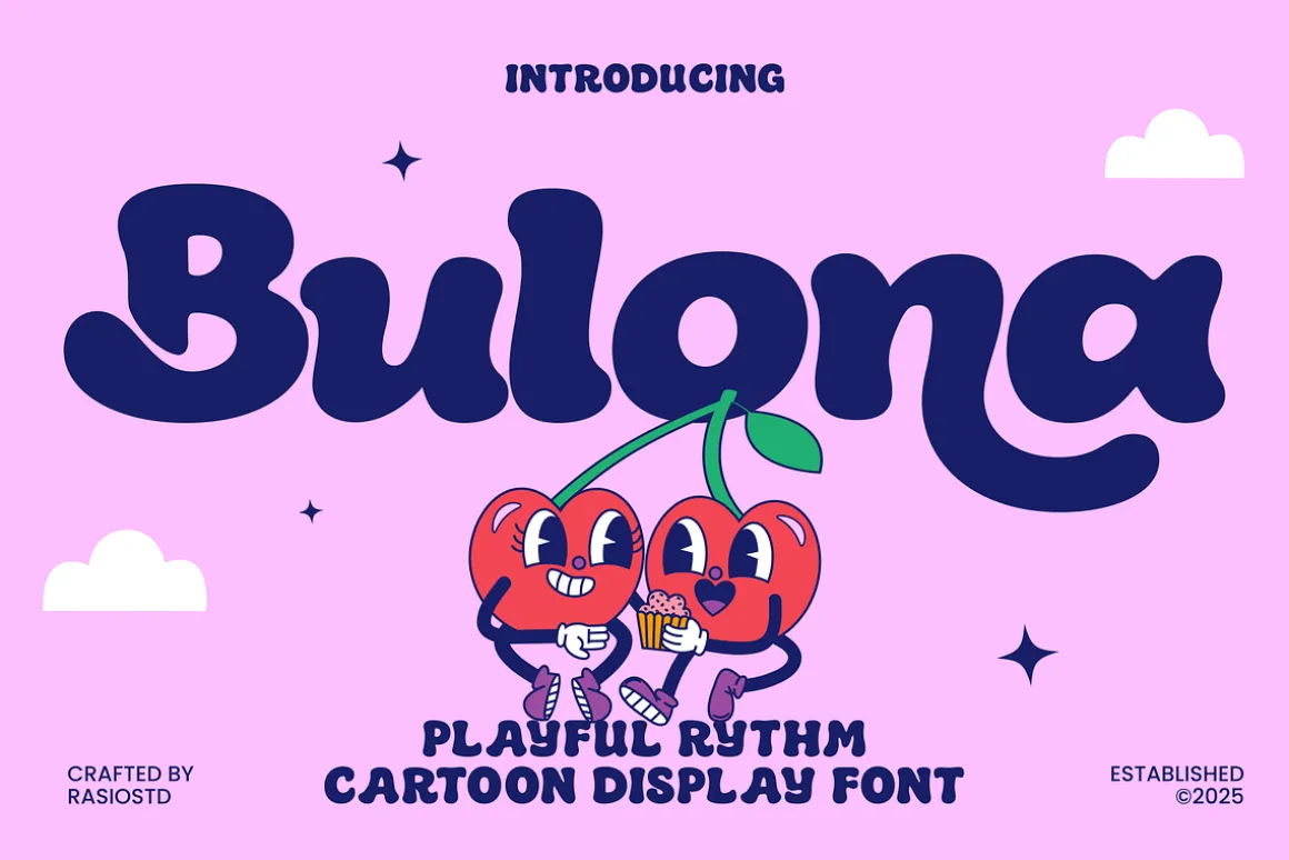 Bulona Playful Rhythm Cartoon Font