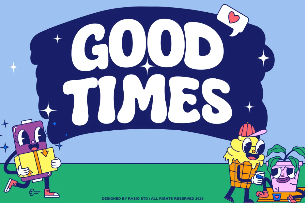 Bulona Playful Rhythm Cartoon Font