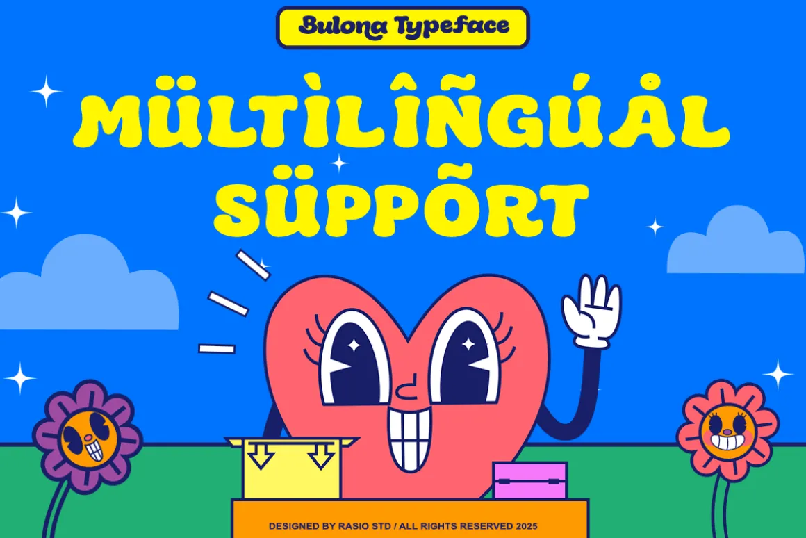 Bulona Playful Rhythm Cartoon Font