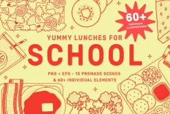 BUNDLE - FOOD VECTOR ILLUSTRATIONS