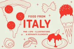 BUNDLE - FOOD VECTOR ILLUSTRATIONS