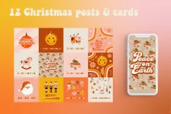 BUNDLE Retro groovy 70s - 5 in 1