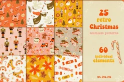 BUNDLE Retro groovy 70s - 5 in 1