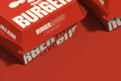 Burger Box Mockup