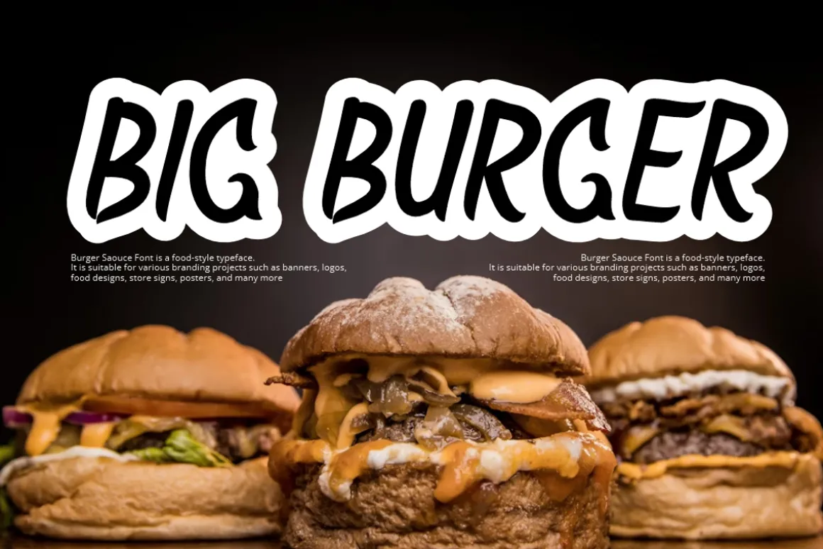 Burger Saouce - Food Font
