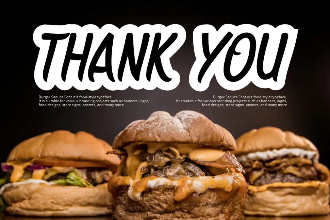 Burger Saouce - Food Font
