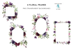 Burgundy & Plum Floral Design Kit