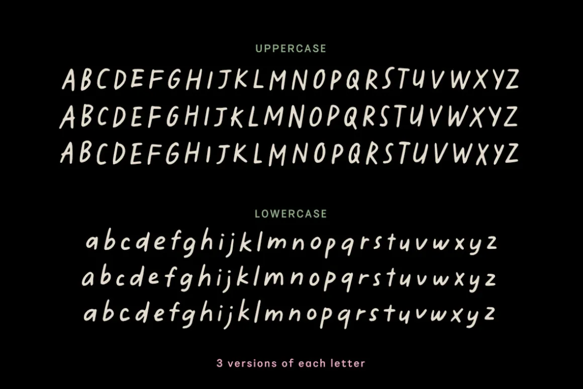 BURNED PANCAKES | Handwritten Font