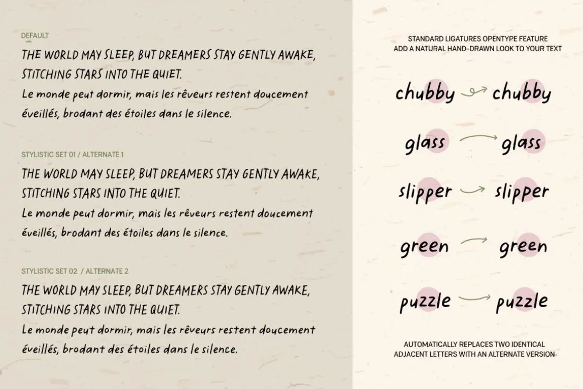 BURNED PANCAKES | Handwritten Font