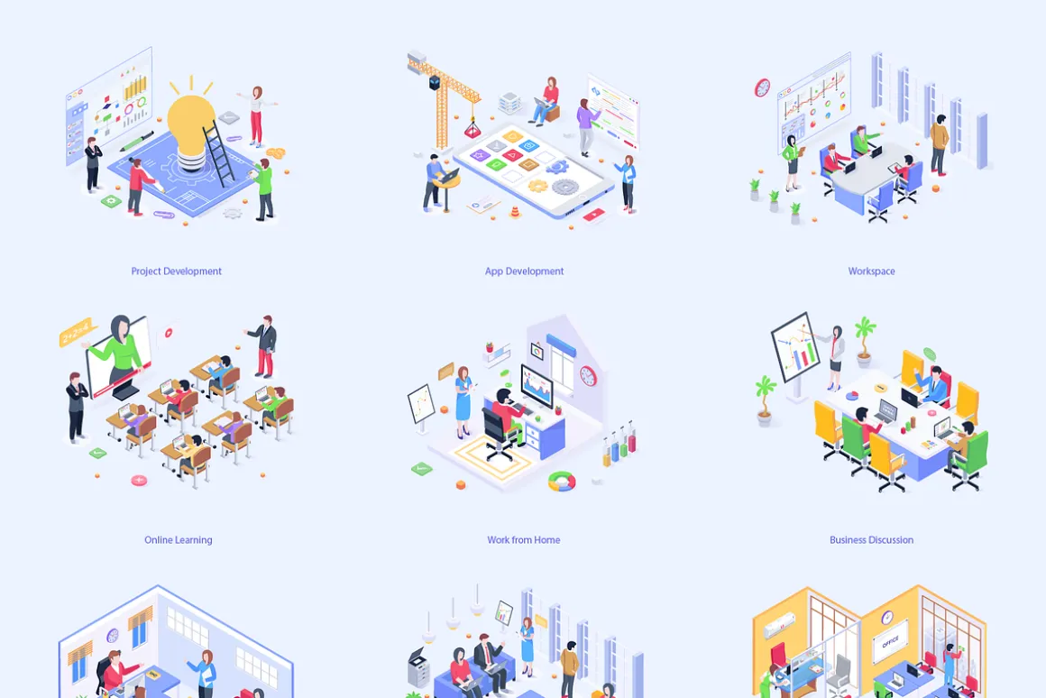 Business Banking Illustrations