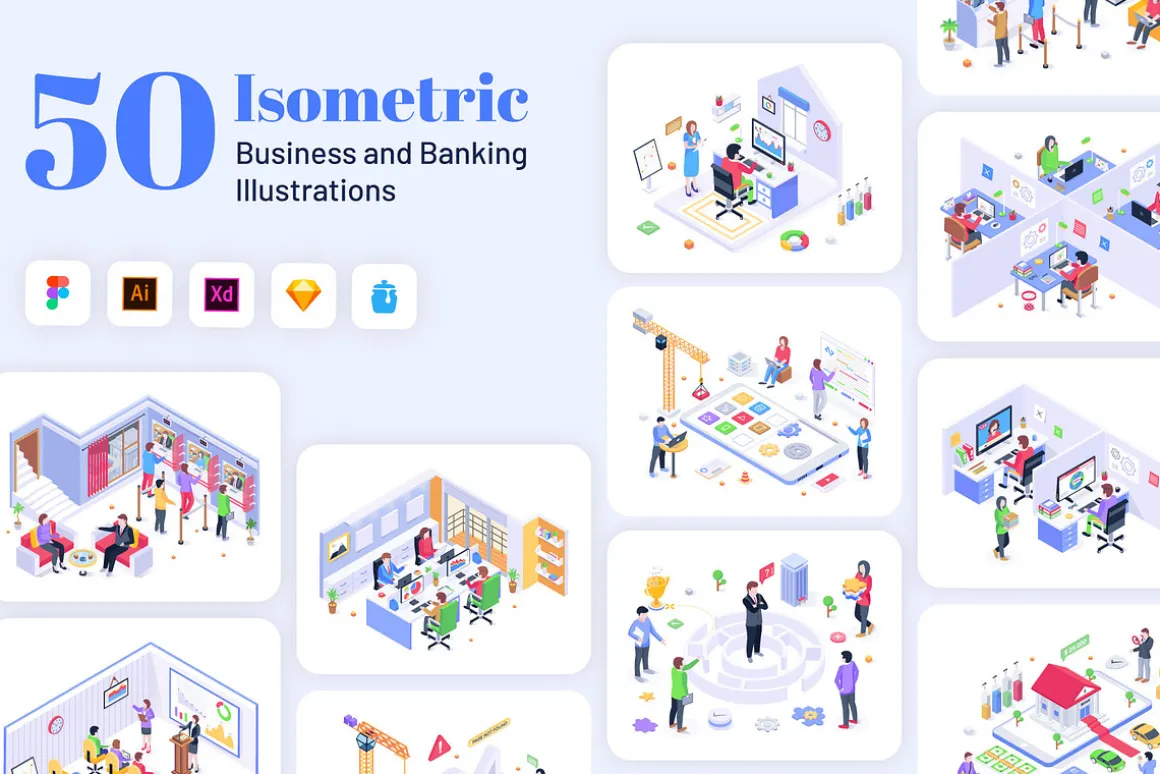 Business Banking Illustrations