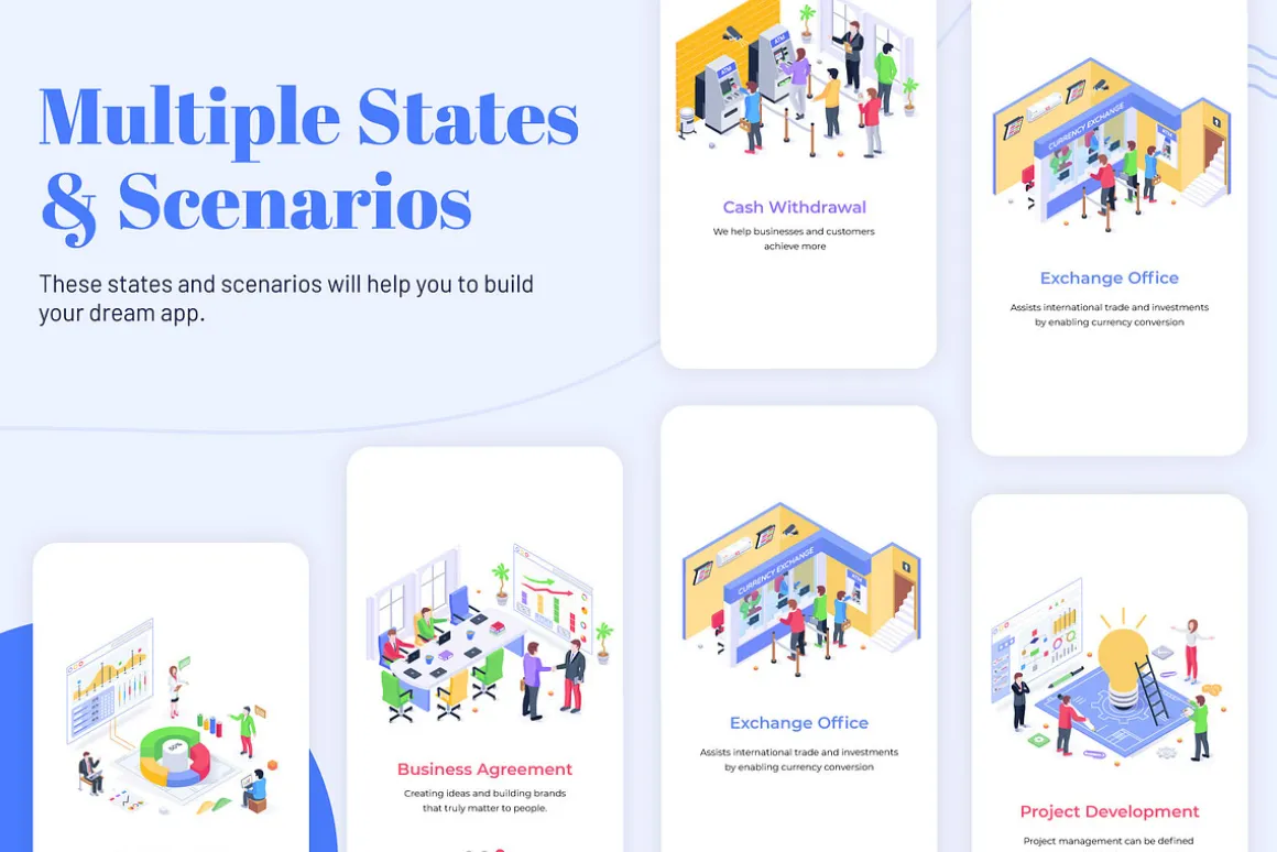 Business Banking Illustrations