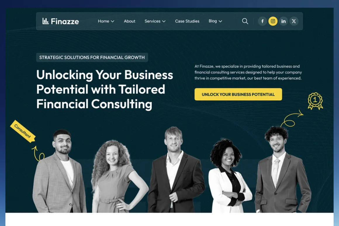 Business and Finance WordPress Theme