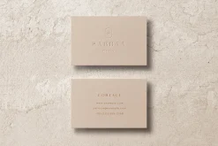 Business Card Mockup Template Logo