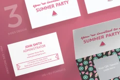 Business Cards | Summer Party