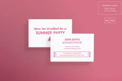 Business Cards | Summer Party