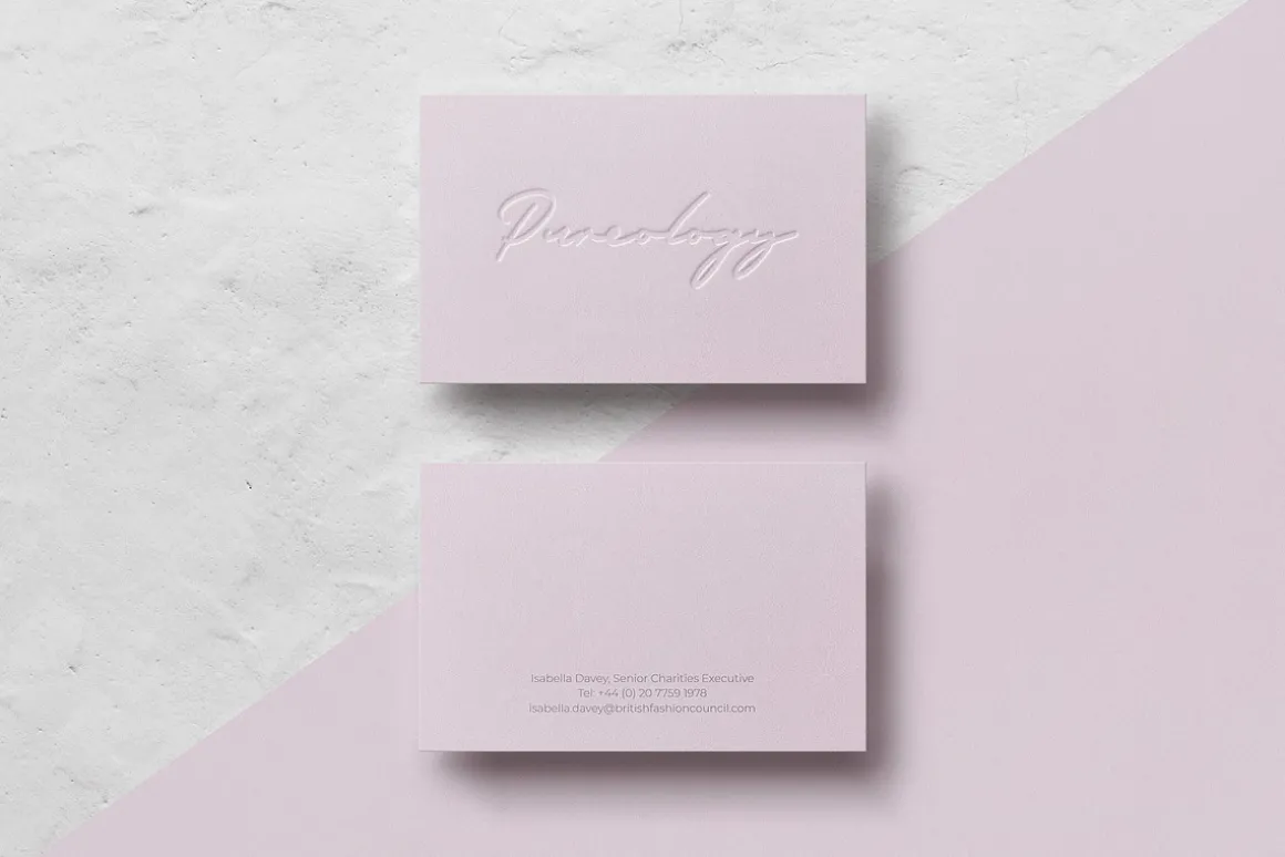 Business card Template & Mock-up