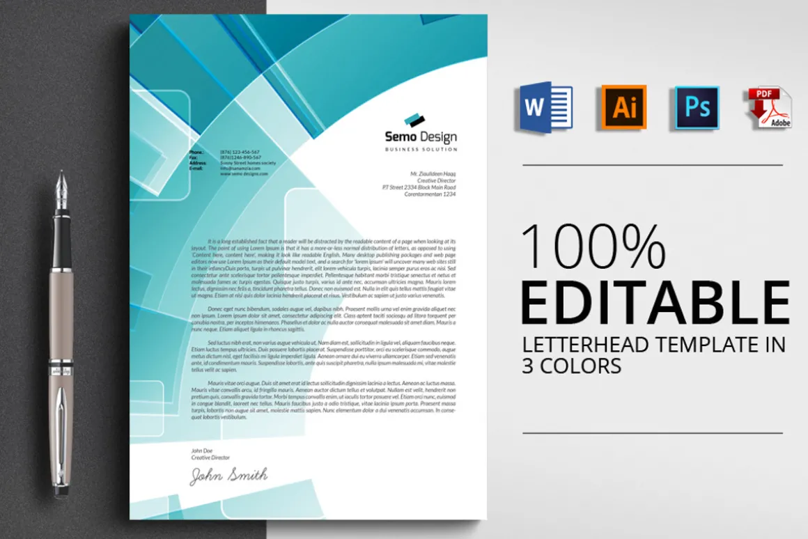 Business Letterhead Template