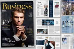 Business Magazine Template