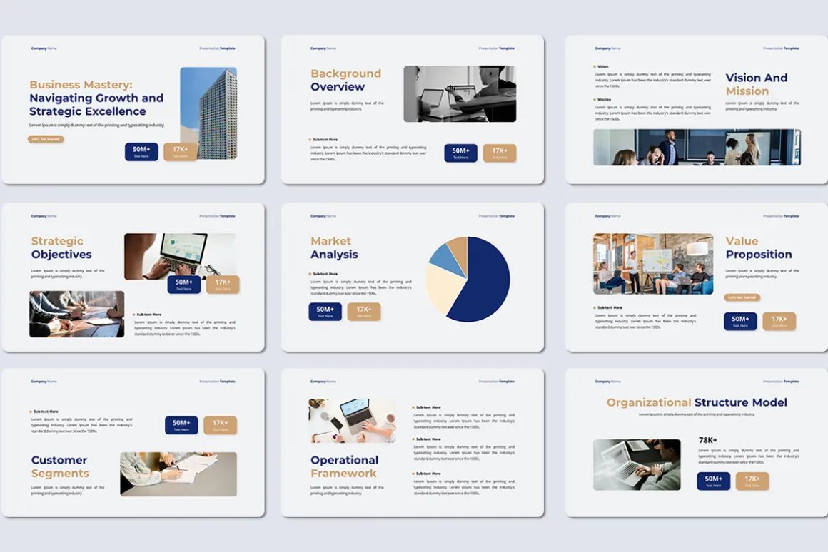 Business Mastery PowerPoint Template