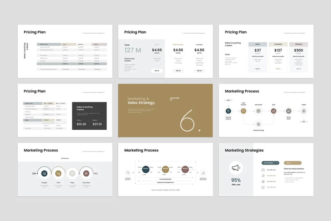 Business Pitch Deck Keynote Template