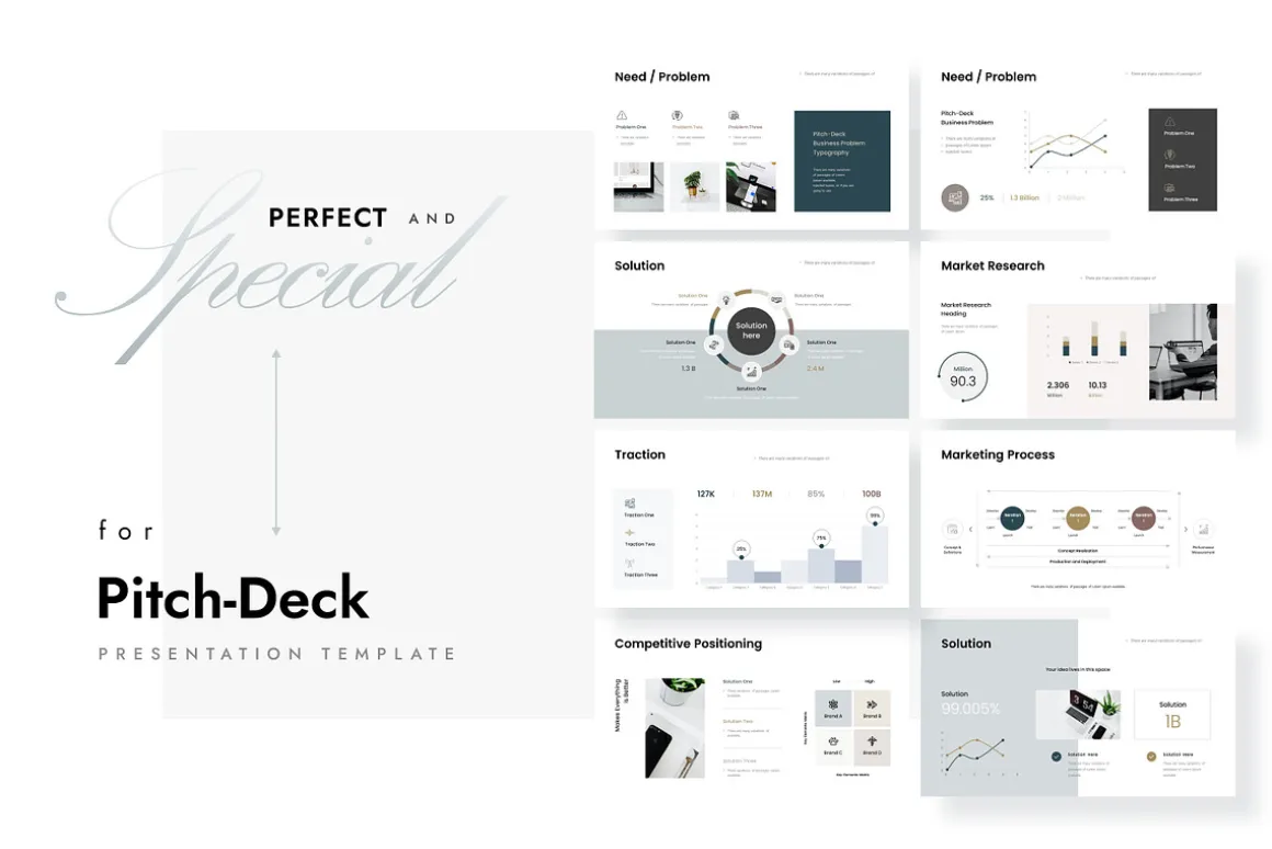 Business Pitch Deck Keynote Template