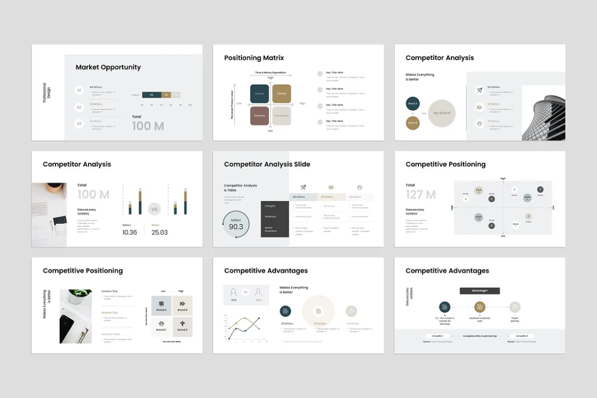 Business Pitch Deck Keynote Template