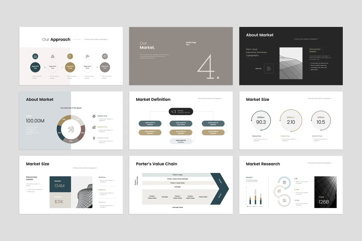 Business Pitch Deck Keynote Template