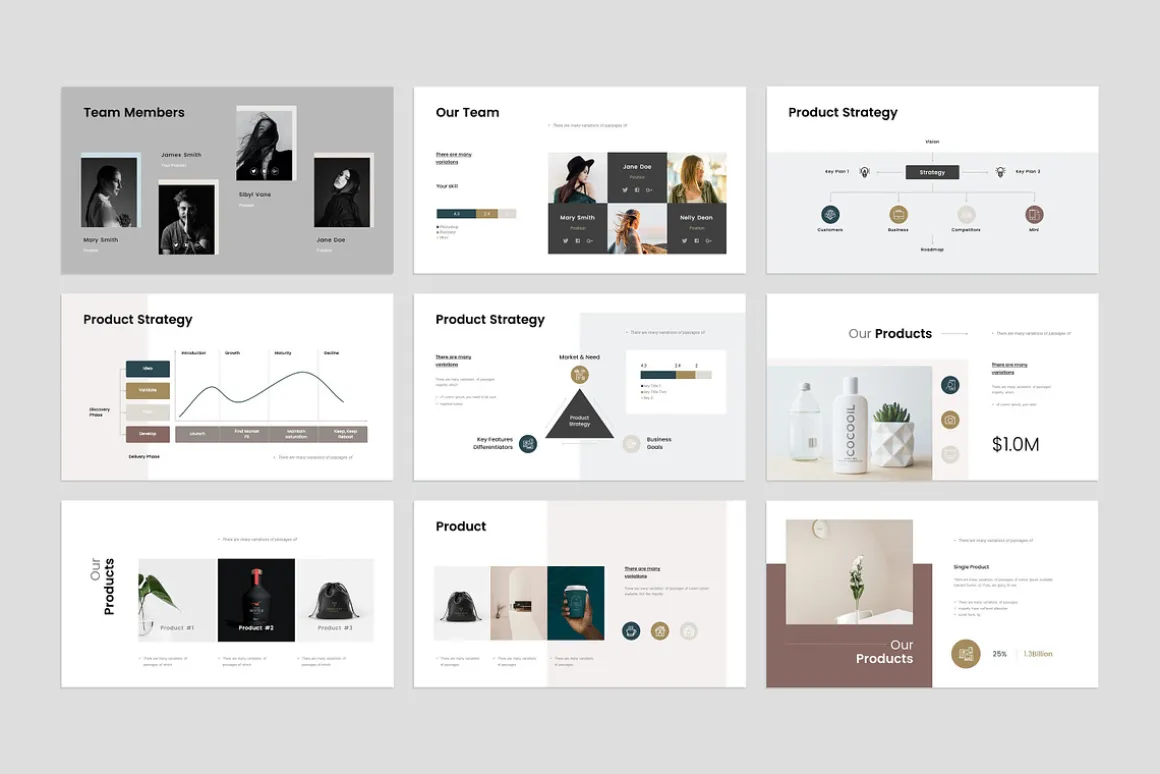 Business Pitch Deck Keynote Template