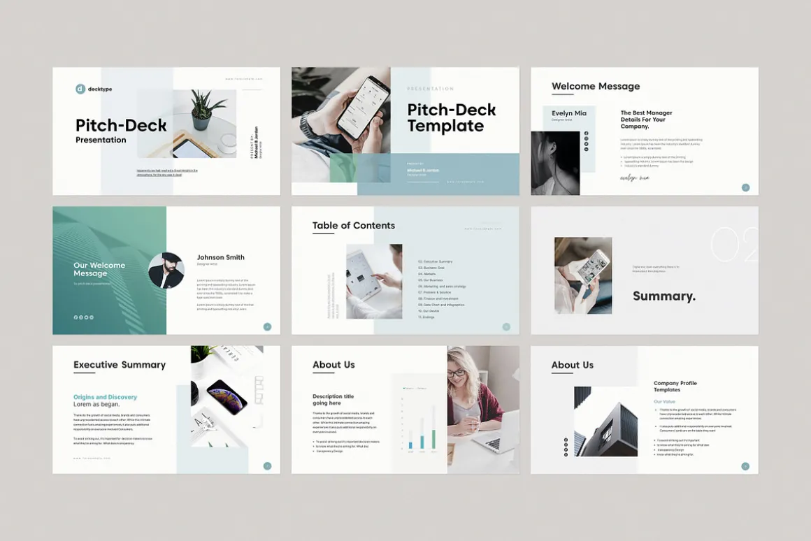 Business Pitch Deck PowerPoint