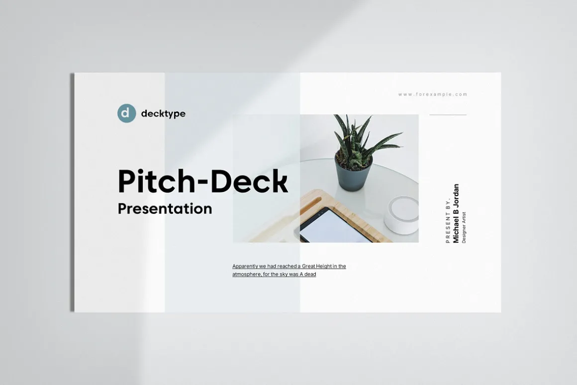 Business Pitch Deck PowerPoint