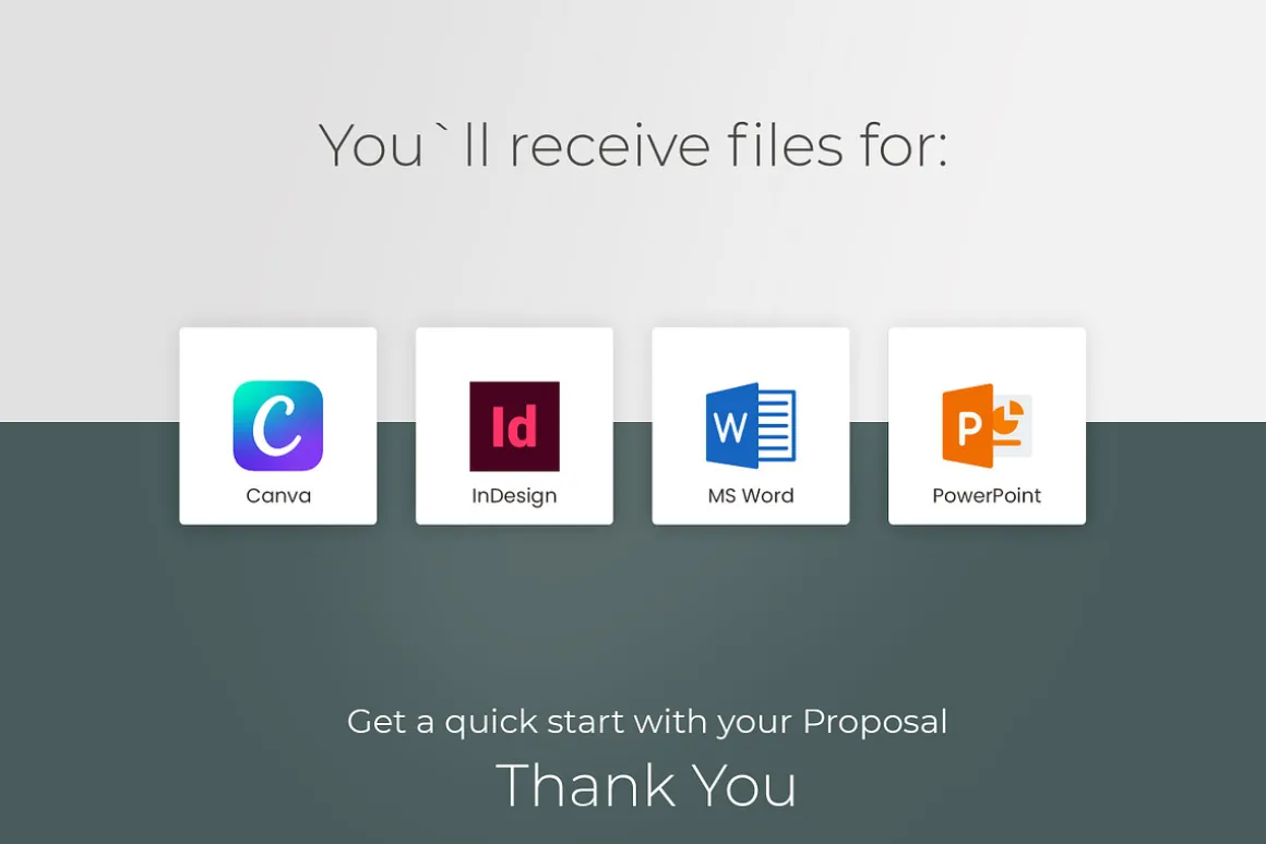 Business Proposal, MS word Template