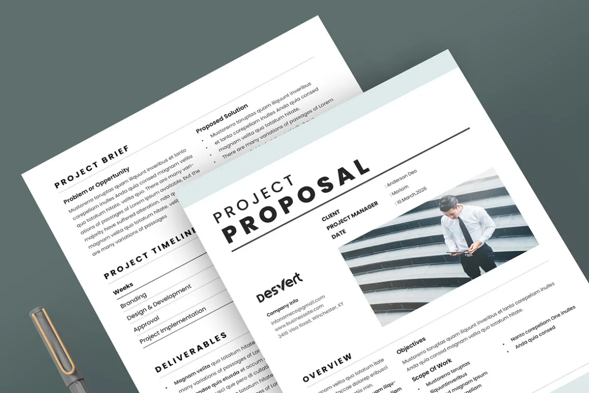 Business Proposal, MS word Template
