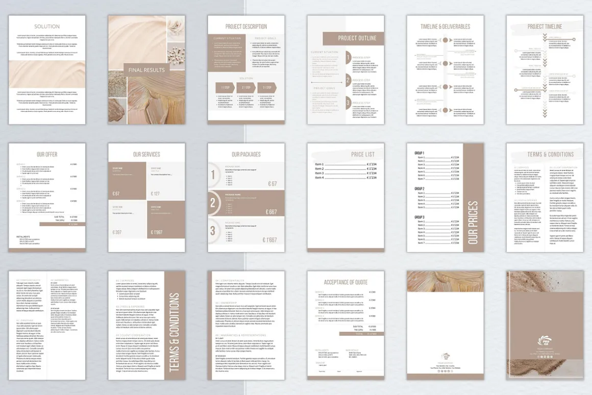 Business Proposal Template 35+ Pages