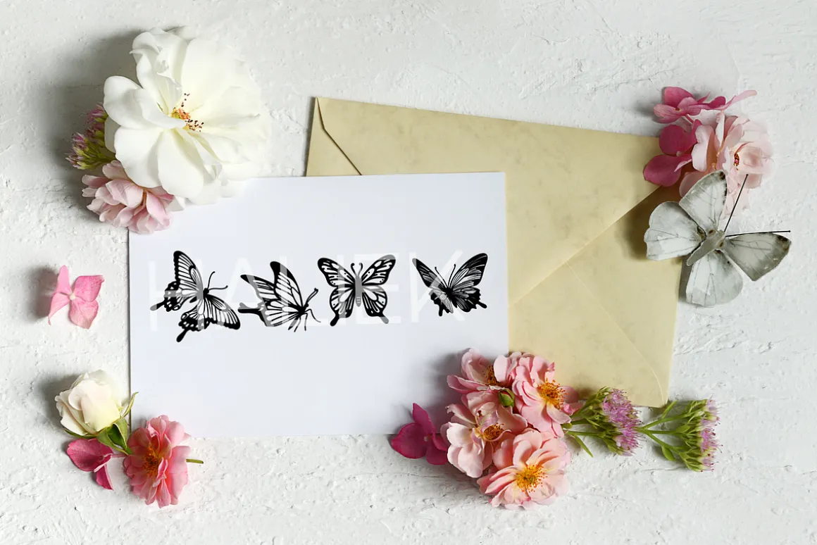 Butterflies Procreate Stamp Brushes