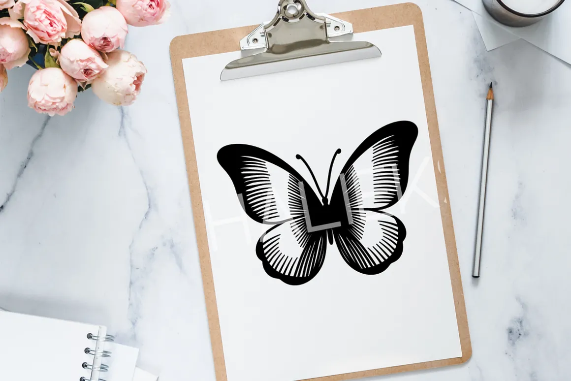 Butterflies Procreate Stamp Brushes