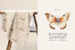 Butterfly Symphony Watercolor