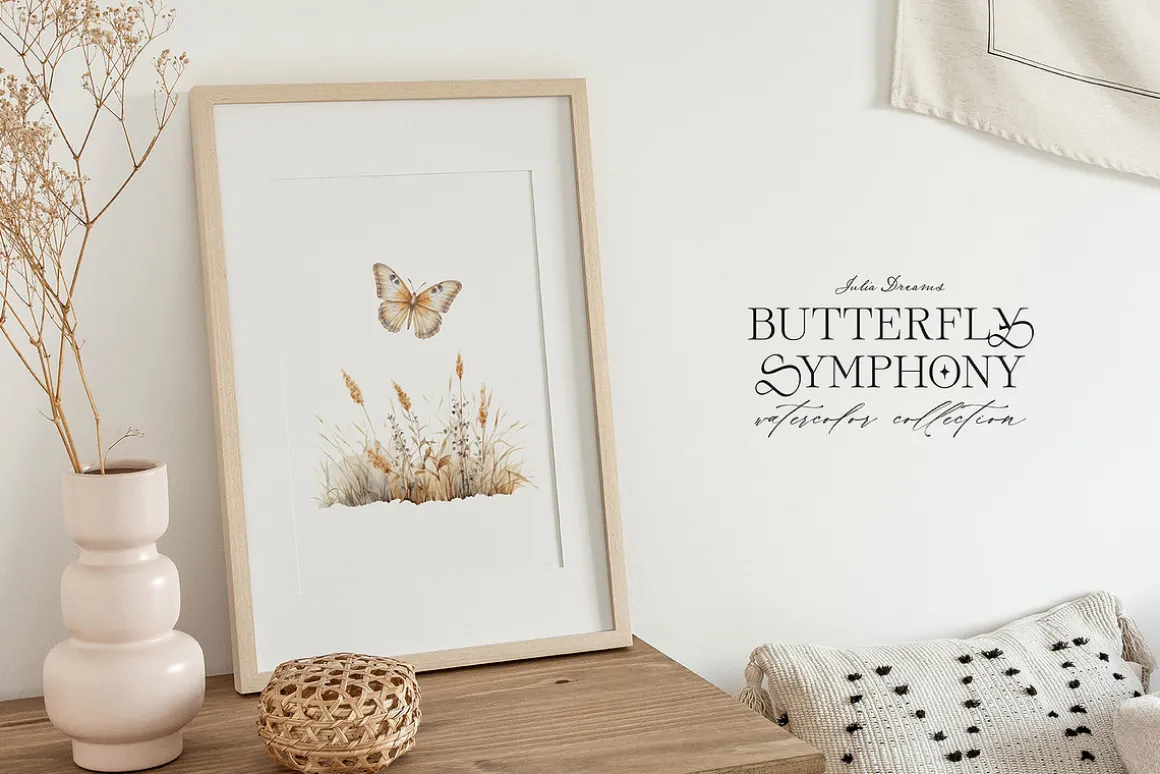Butterfly Symphony Watercolor