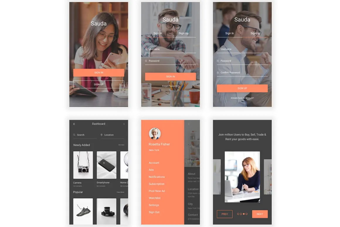 Buy, Sell & Trade Figma UI Kit