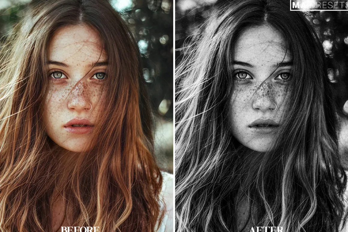 10 B&W FILM LOOK Lightroom Presets