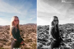 10 B&W FILM LOOK Lightroom Presets