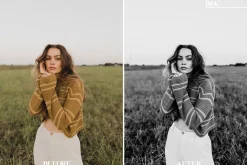 10 B&W FILM LOOK Lightroom Presets