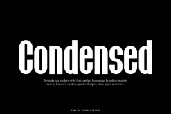 Bynoxda - Modern Condensed Font