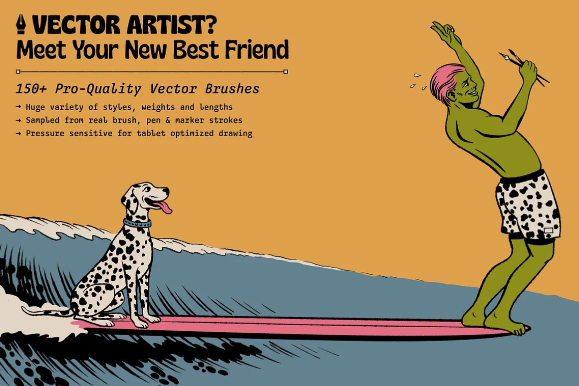 Bézier Buddy brushes for Affinity
