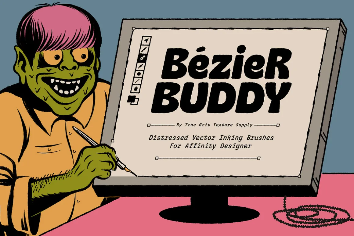 Bézier Buddy brushes for Affinity