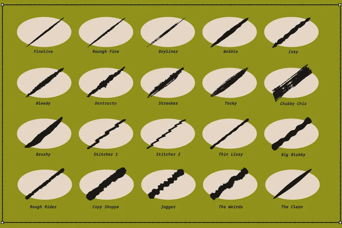 Bézier Buddy brushes for Affinity