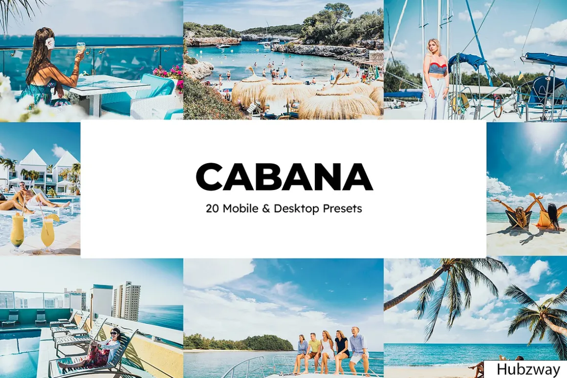 20 Cabana Lightroom Presets and LUTs