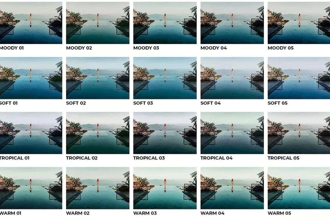 20 Cabana Lightroom Presets and LUTs