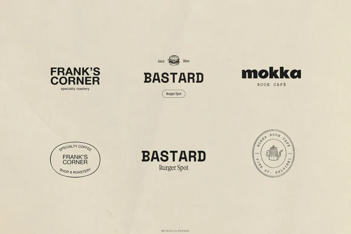 Café & Bakery Logos