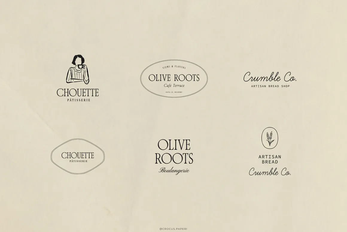 Café & Bakery Logos